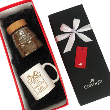 Set box pack kit gift regalo personalizado taza cafe